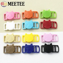 20-100Pc 10mm Cat-Head Plastic Side Release Buckle Safety Breakaway Clasp Pet Collar Backpack Adjustable Hook Paracord Accessory