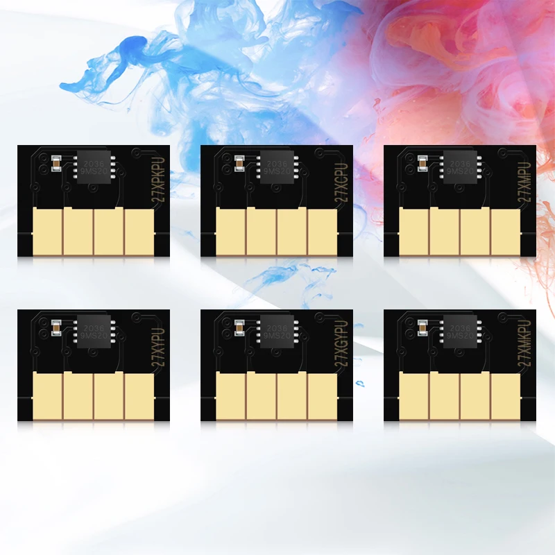 HP727 Cartridge Chip New Upgrade HP 727 Chip For HP DesignJet T920 T930 T1500 T1530 T2500 T2530 Printer 300ml Each Color