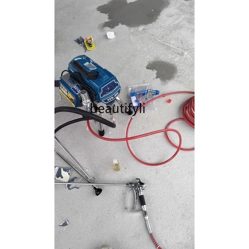 Smart Voice Control Airless Paint Sprayer, High Pressure Electric Latex Putty Coating Spray Machine