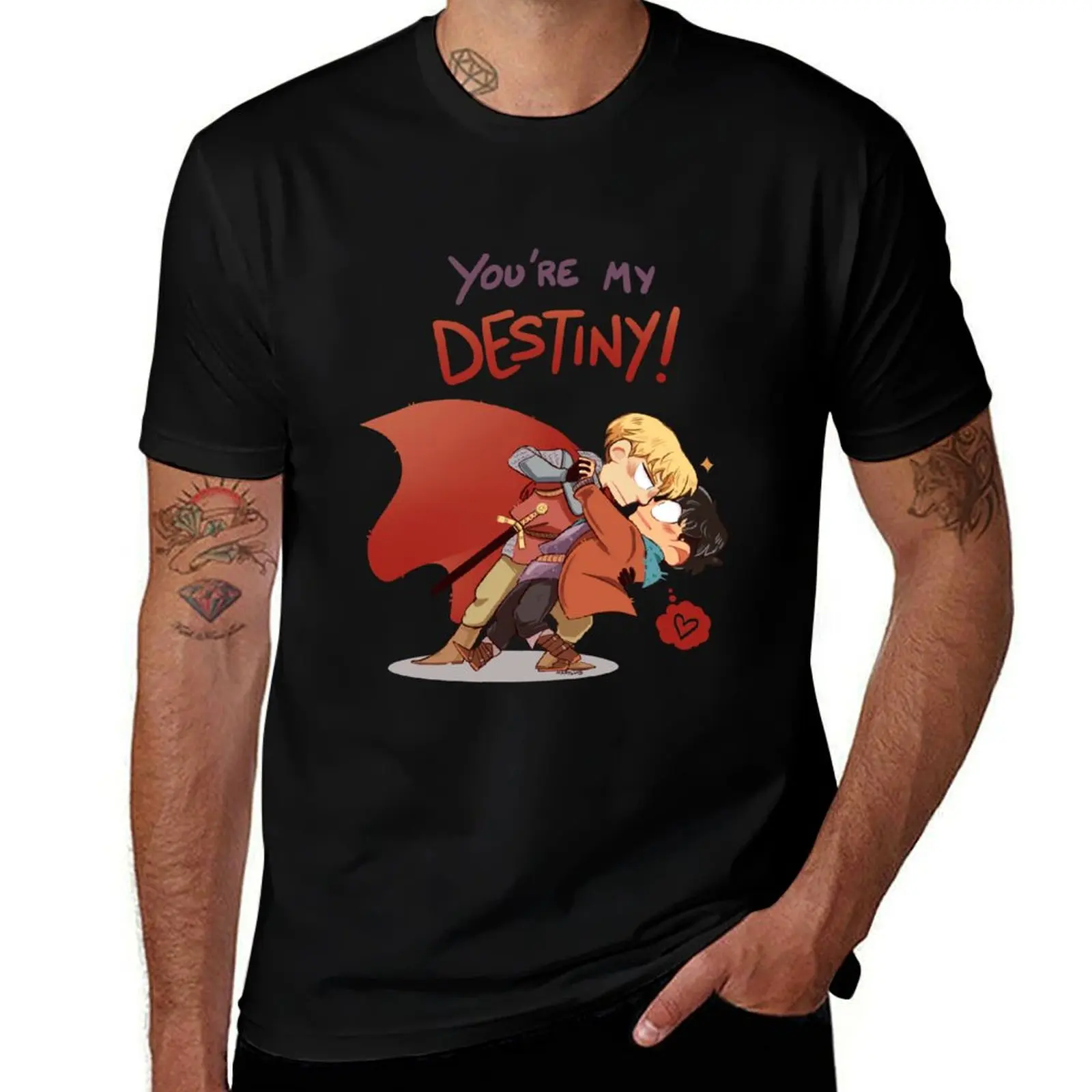 You're my destiny _ Merlin T-Shirt Independence Day Short Sleeve T-Shirt