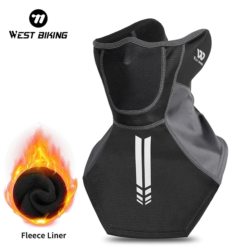 WEST BIKING Winter Cycling Face Mask Neck Warmer Windproof Thermal Balaclava With Activated Carbon Filter For Motorcycle Skiing