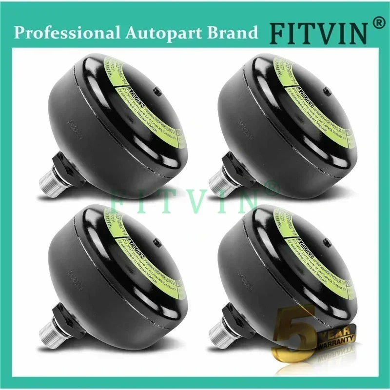 4Pcs Car Suspension Accumulator Kit 49141-60010 49151-60010 for 97-07 Lexus LX470 Toyota Land Cruiser J100 FITVIN High Quality