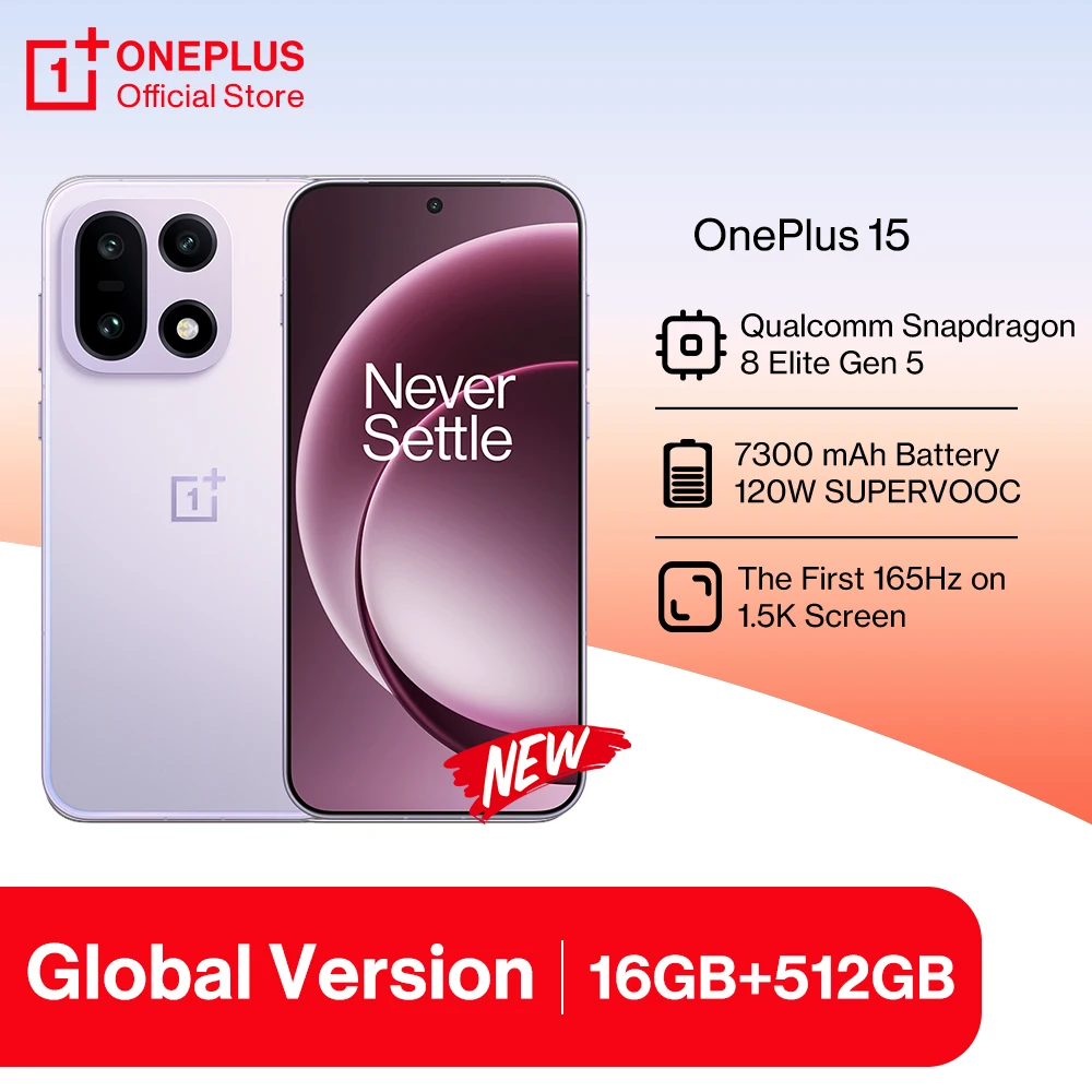 ワールドプレミア OnePlus 15 グローバル版スマートフォン Snapdragon