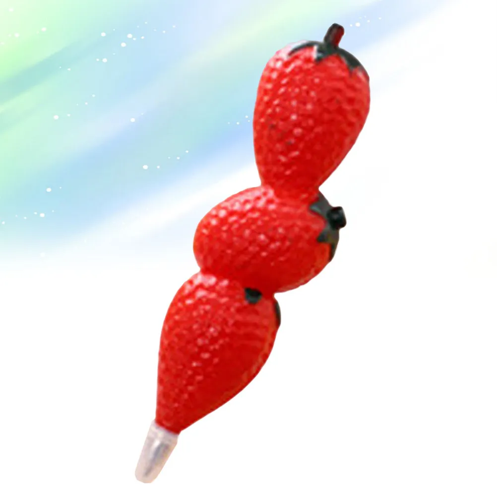 

1Pcs Lifelike Strawberry Ballpoint Pen Creative Magnetic Fruit Design Comfortable Grip Non Slip Smooth Ink for Home Office