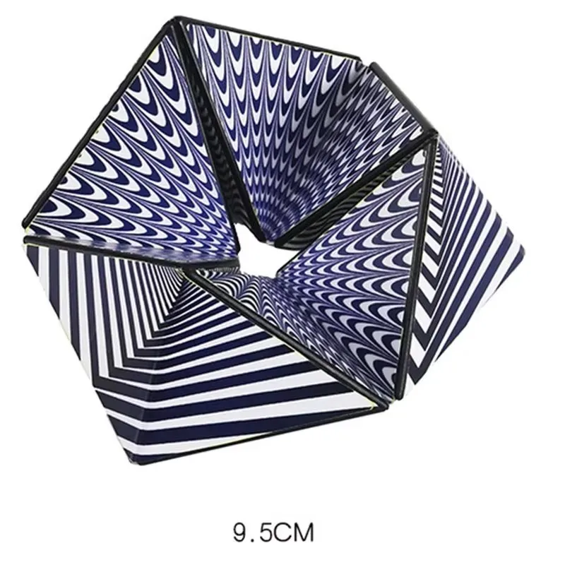 3D Stereo Geometrie Magische Kubus Veelzijdig Onbeperkt Decompressiehulpmiddel Kinderen Puzzel Kantoor Stress Relief Educatief Speelgoed