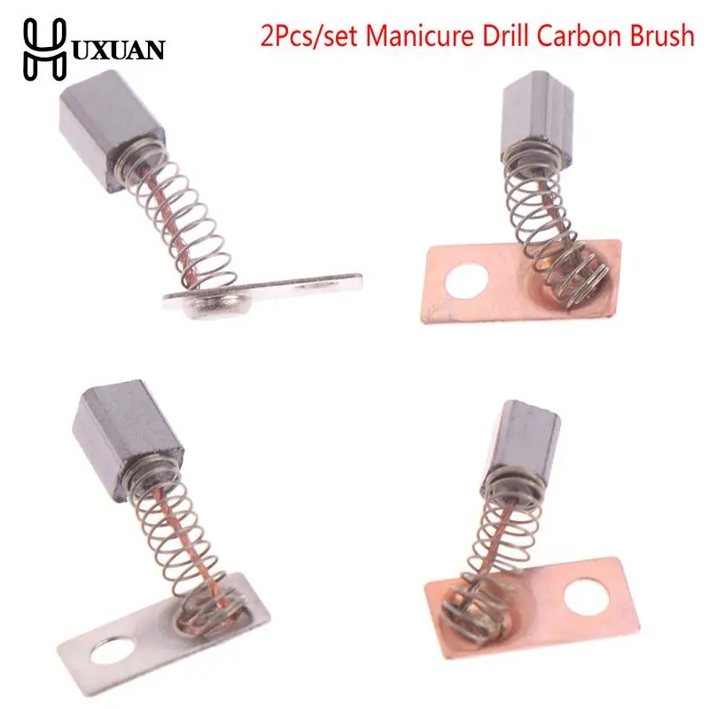 2pcs Carbon Brush Strong 210 102L 105L 90 204 Handle Carbon Brush All Strong Universal  Manicure Drill Accessory