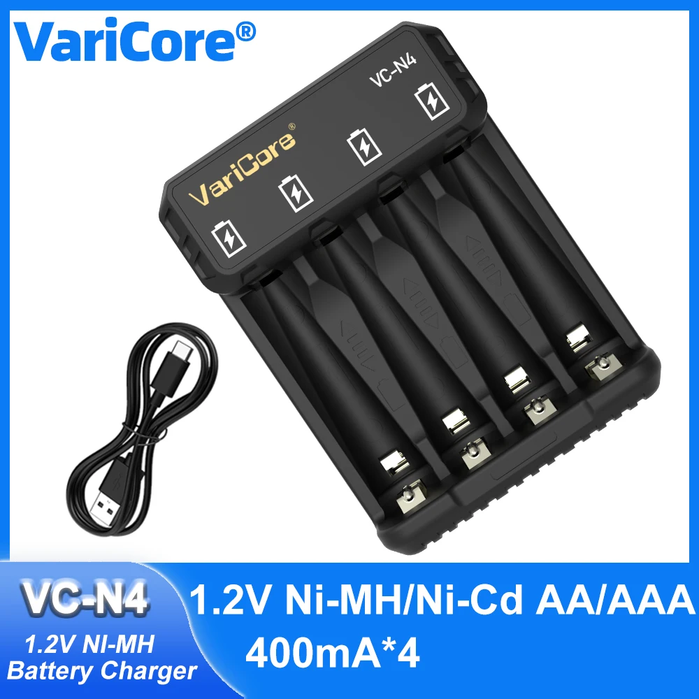 LiitoKala Lii-M4 18650 Màn Hình LCD Hiển Thị Đa Năng Sạc Thông Minh Kiểm Tra Dung Lượng Cho 26650 18650 21700 18500 AA AAA V. V 4 Khe Cắm