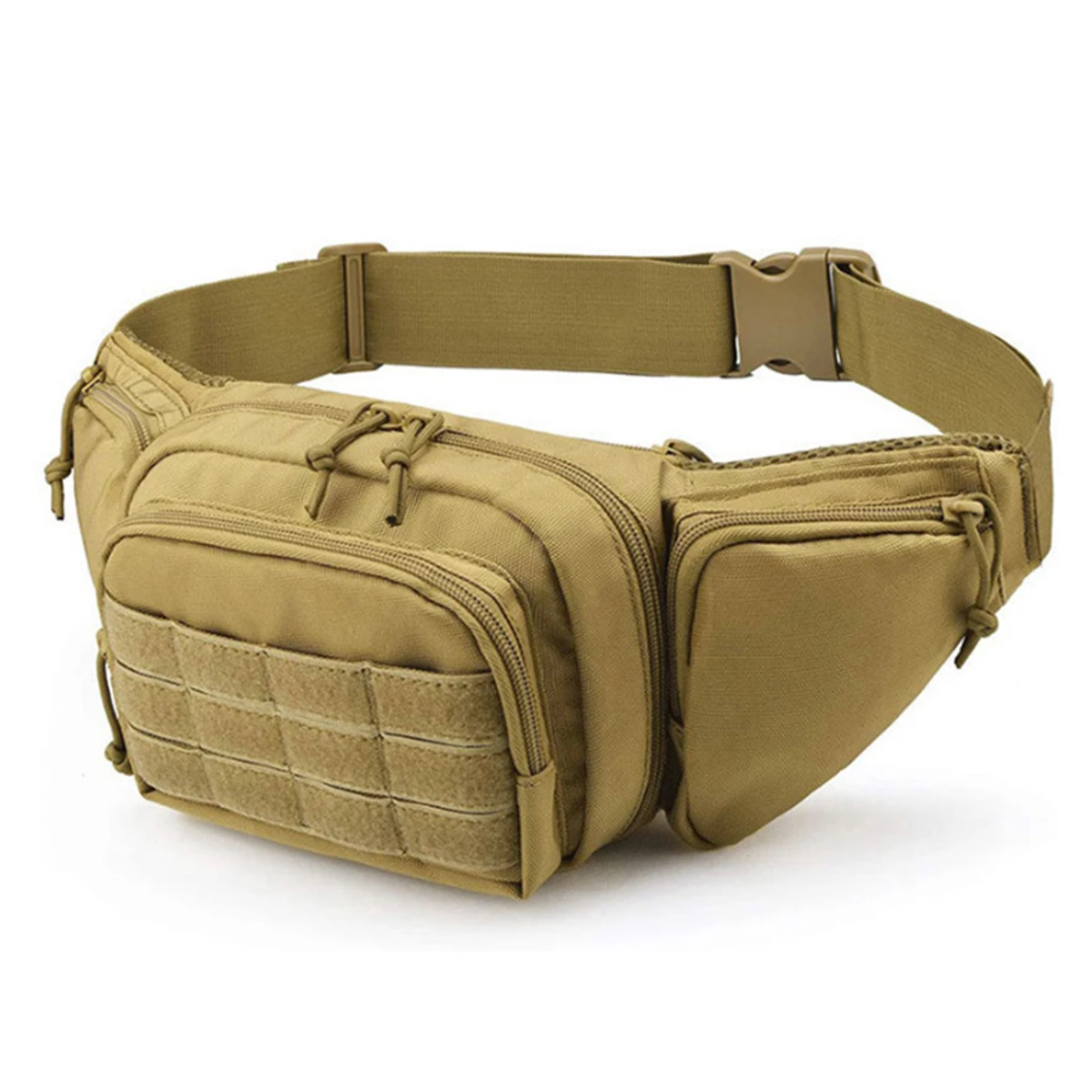 Men Waist Fanny Pack Belt Bag Tactical Military Motorcycle Rider Sports Climb Camping Nylon Male Tool Sling Chest Hip Bum Bag