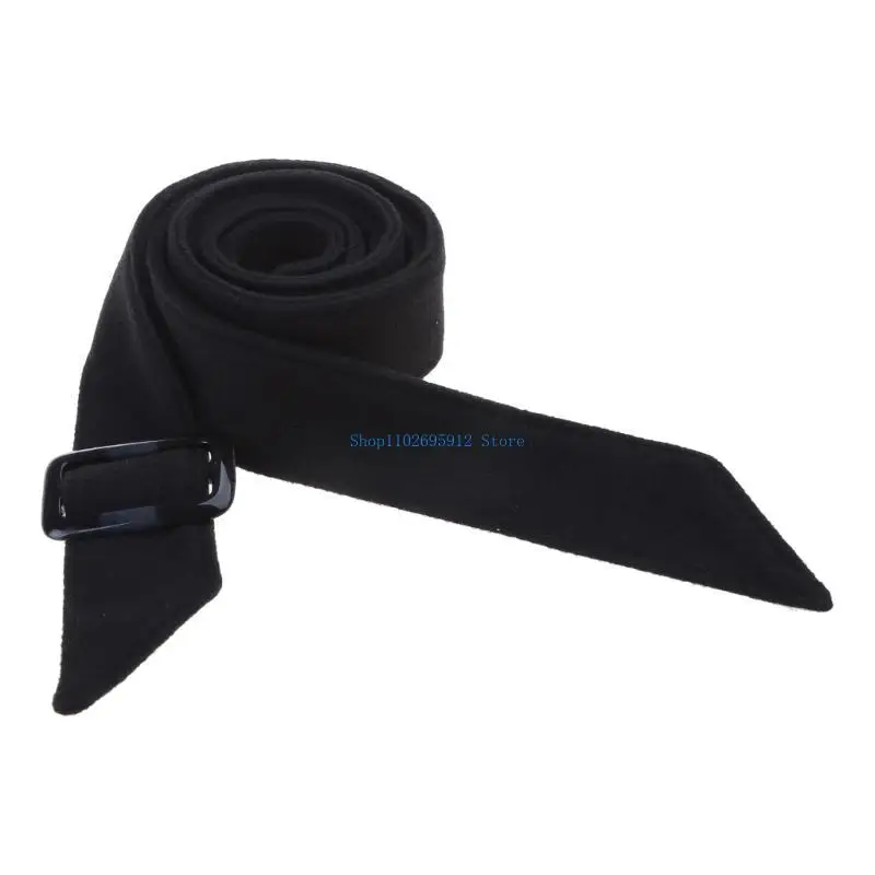 حزام خصر نسائي N7YE عريض من الصوف المخلوط لحزام بديل للشتاء #4