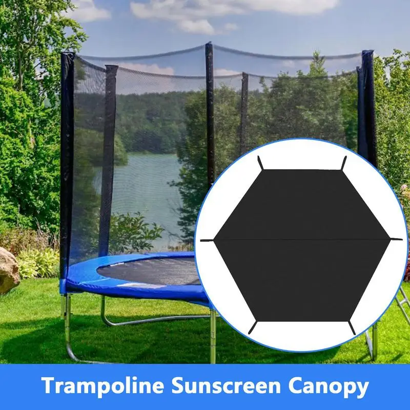 Trampoline Sun Shade Cover UV Protection Trampoline Covers Trampoline Sun-Protection Shade Cover Oxford Cloth Waterproof