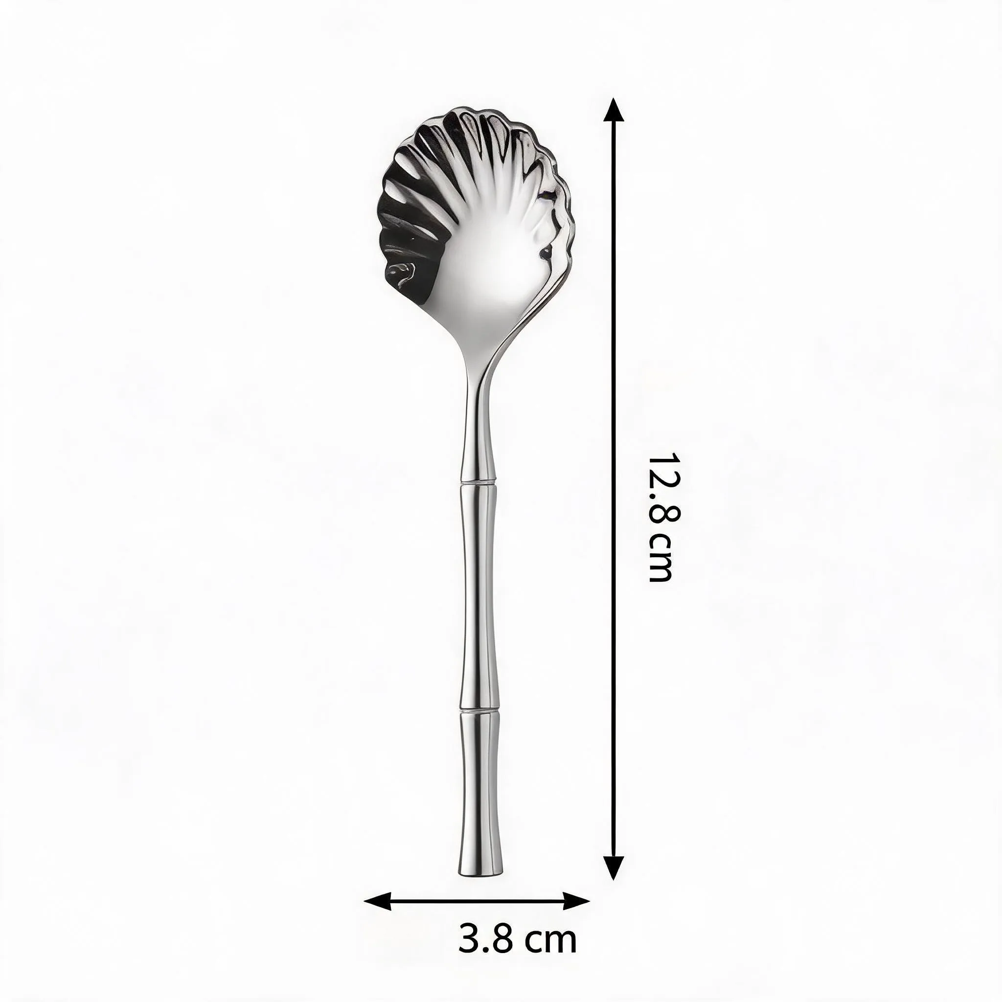 Serving Utensil Dessert Spoon For Dinner Party Elegant Shine 304 Stainless Steel Rust Resistant Polished Finish