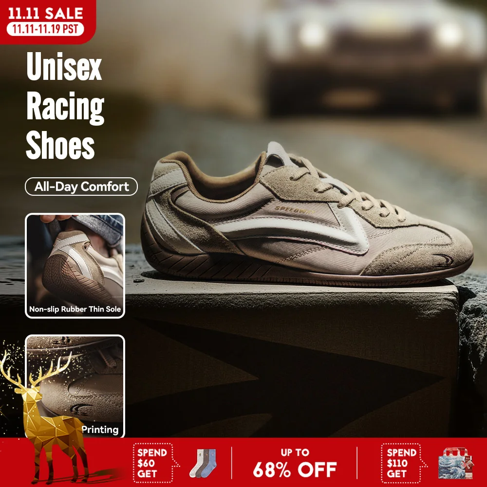 Maden Vintage Patchwork Racing Shoes Unisex Autumn Breathable German Trainers Sneakers Thin Sole Casual Lace-Up Sporty Shoes