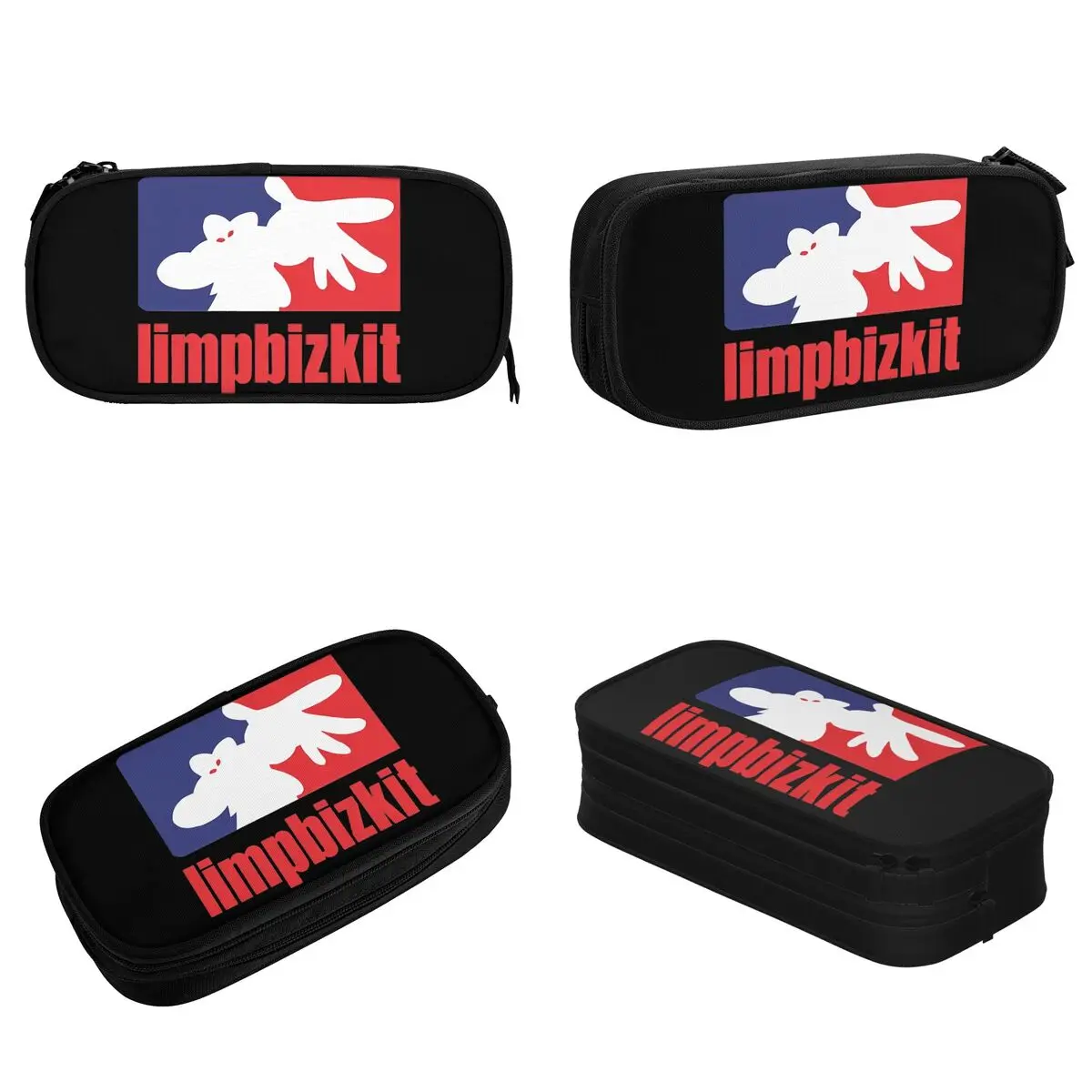 Limp Bizkit Band Logo Pencil Cases Lovely Pen Holder Bags for Student Big Capacity Students School Zipper Pencilcases