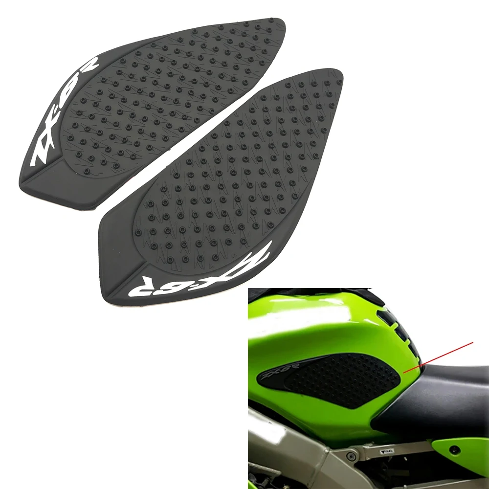 Motorcycle Fuel Tank Pads Sticker Side Gas Knee Grip Protector Traction Decals For Kawasaki ZX6R ZX 6R 2009 2010 2011 2012-2015