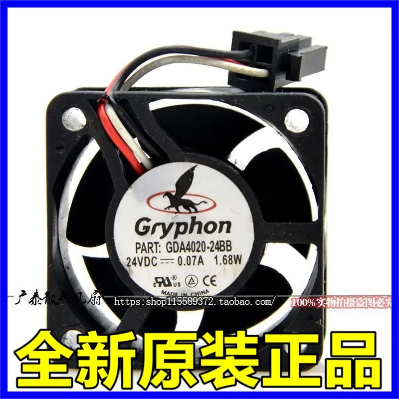 for Gryphon GDA4020-24BB 4020 24V 0.07A 4cm Large Air Volume Inverter Fan