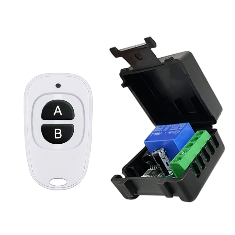 Interruttori remoti wireless Interruttori DC12V per allarmi antifurto, porta a rulli Linds, telecomando a 1 canale 433 Mhz