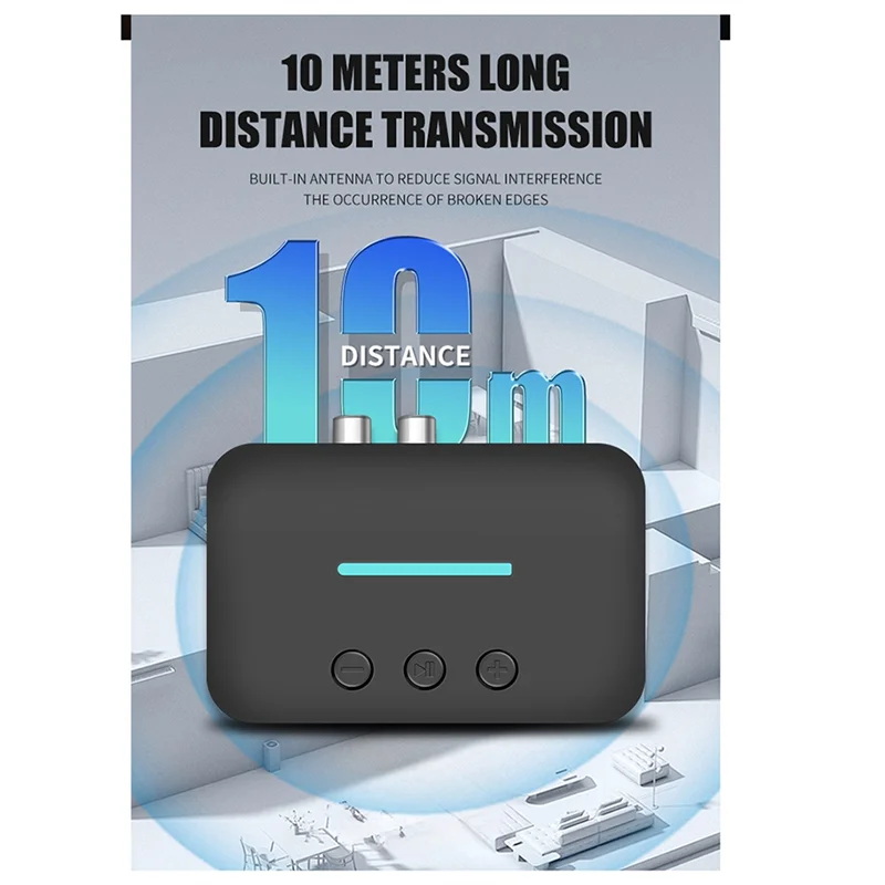 Ingenious-Neue 5.3-Version Bluetooth-Audioempfänger U-Disk-Musikwiedergabe Altes Stereo-zu-Wireless-Bluetooth-Adapter