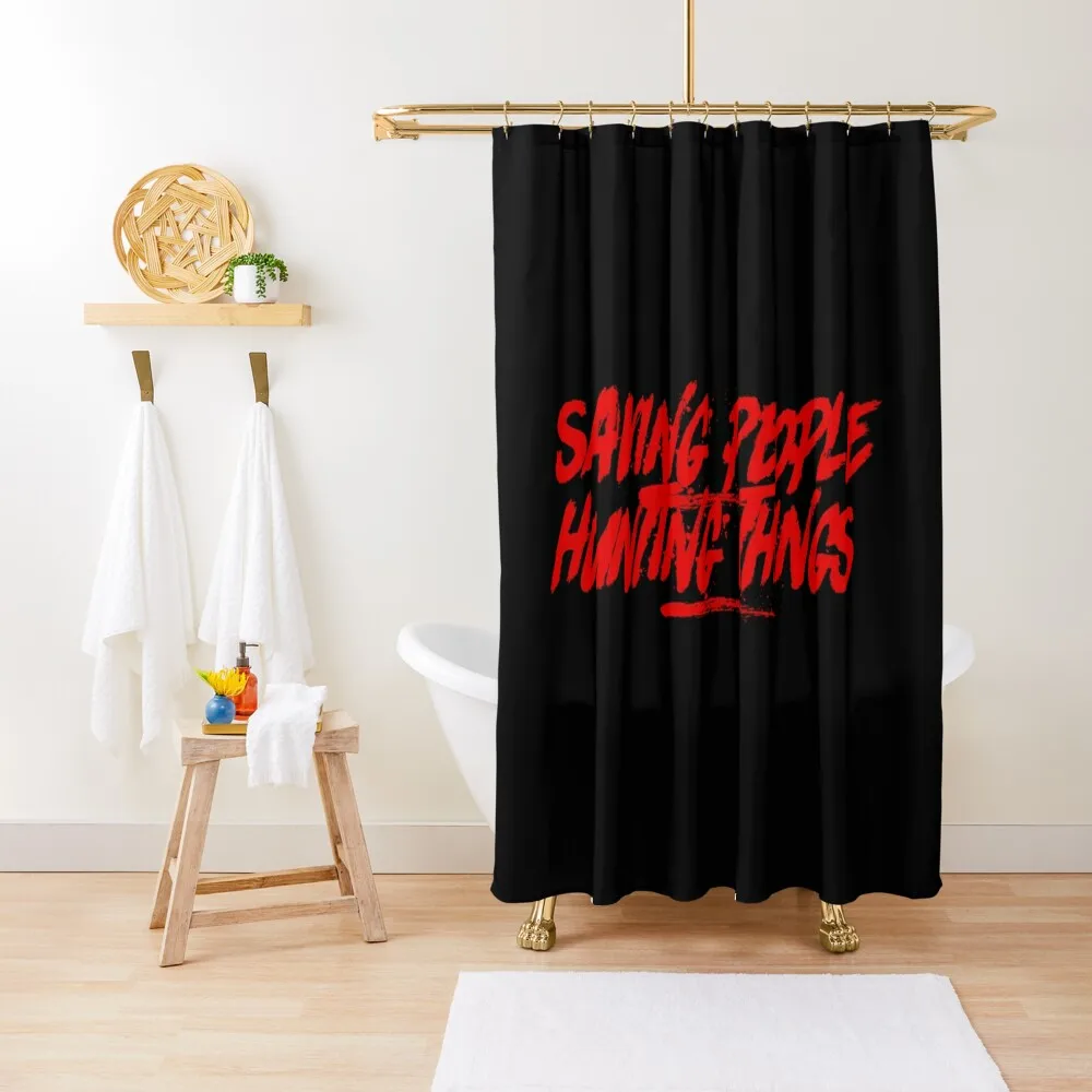 

Saving People, Hunting Things Shower Curtain For Bathroom Set For Bathroom Modern Bathroom Accessories Curtain