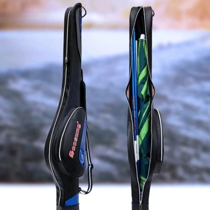 

Легкая сумка для инструментов для рыболовных снастей, многофункциональные сумки для хранения удочек большой емкости, портативные принадлежности для рыболовных снастей