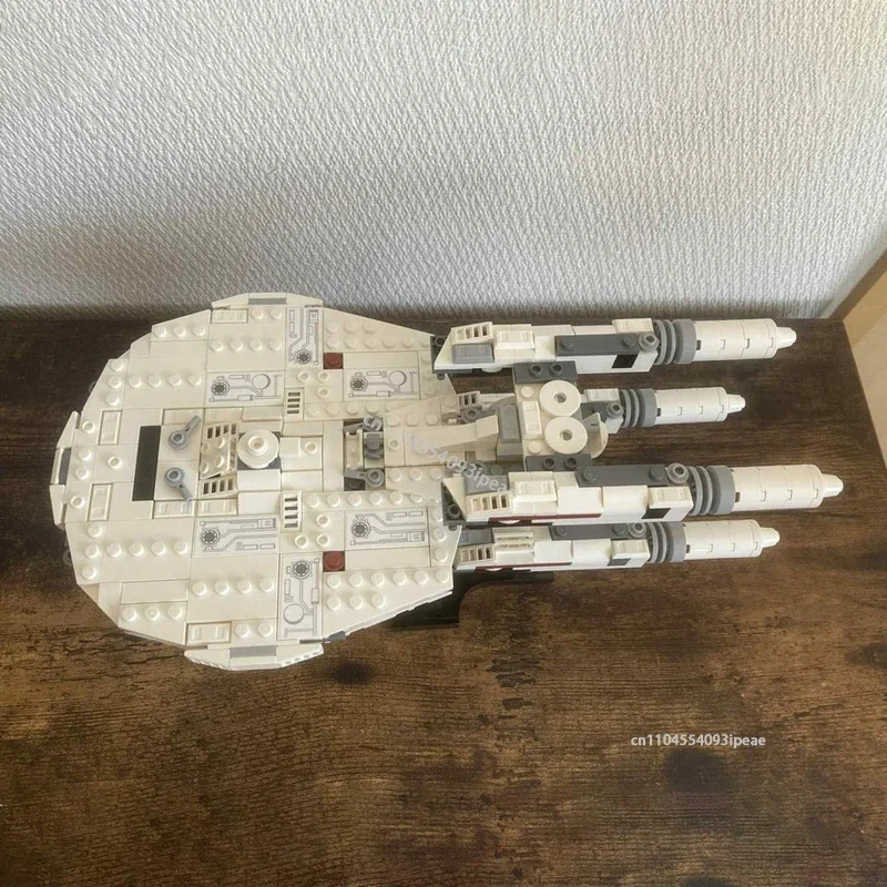 

Конструктор MOC: Космический корабль USS Stargazer NCC-2893, модель для сборки, DIY, военные космические сражения, развивающая игрушка-головоломка, подарок для детей