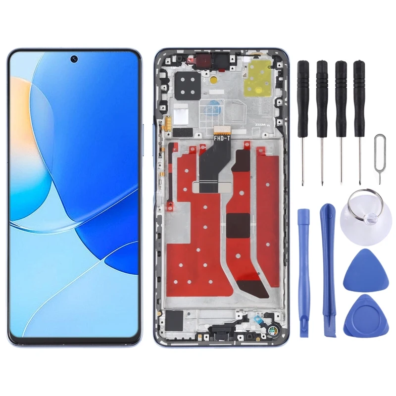 LCD Screen for Huawei Nova 9 SE and Digitizer Full Assembly with Frame Display Phone LCD Screen Repair Replacement Part