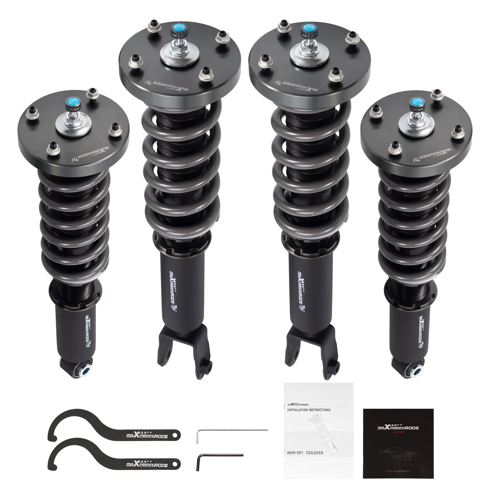 T7 Coilover Shocks Absorbers For Jaguar XJ8 XJR X358 X350 2003 -2009