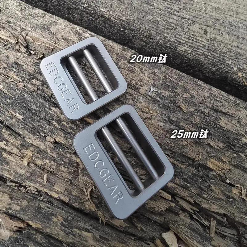 High Quality 20/25mm TItanium Alloy  Replacement Buckle for Strapping and  Webbing Belt