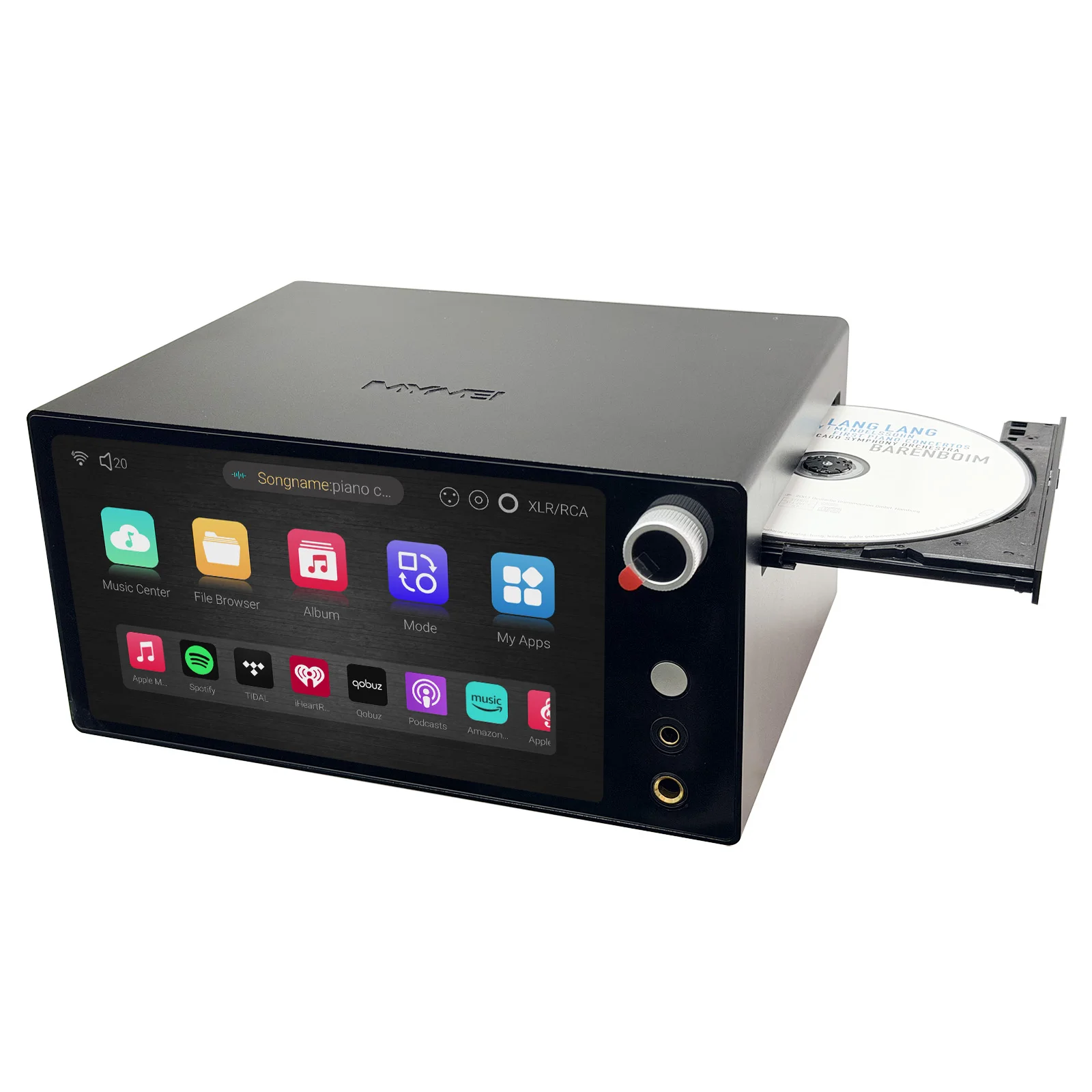 

2026 Factory Price DMP25-CD HiFi Digital Music Player DAC Chip 8+64GB HIFI System CD Player