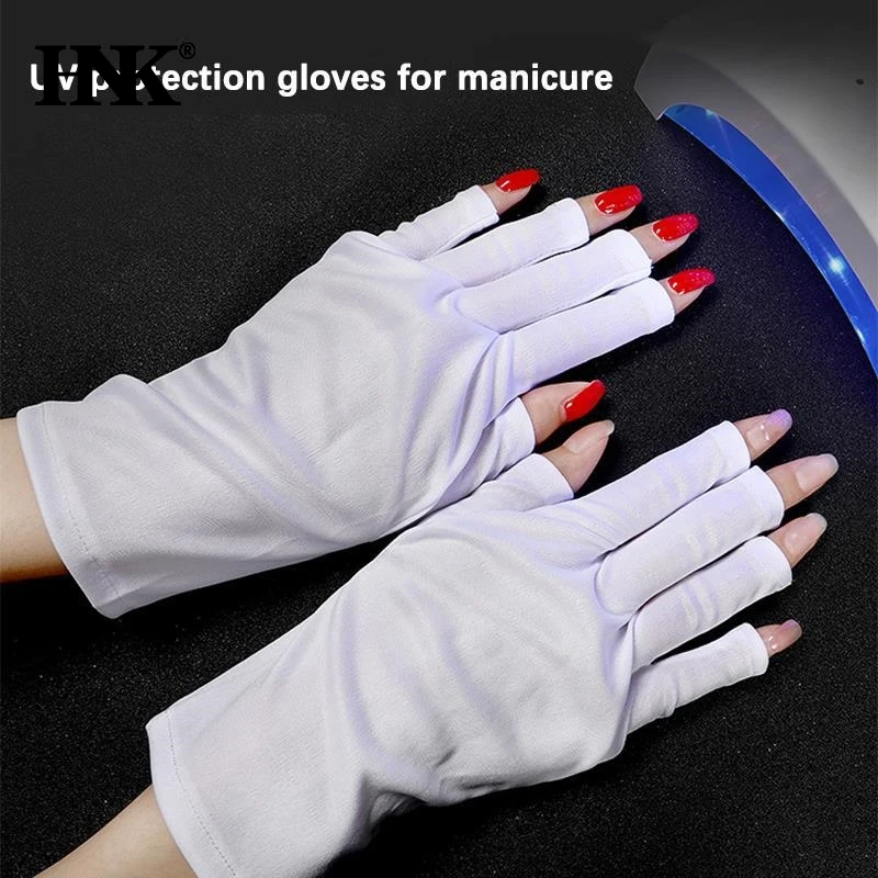 

1 Pair Anti UV Radiation Protection Gloves UV Protection Glove Nail Art Gel Anti UV Glove UV LED Lamp Nail Dryer Light Tool