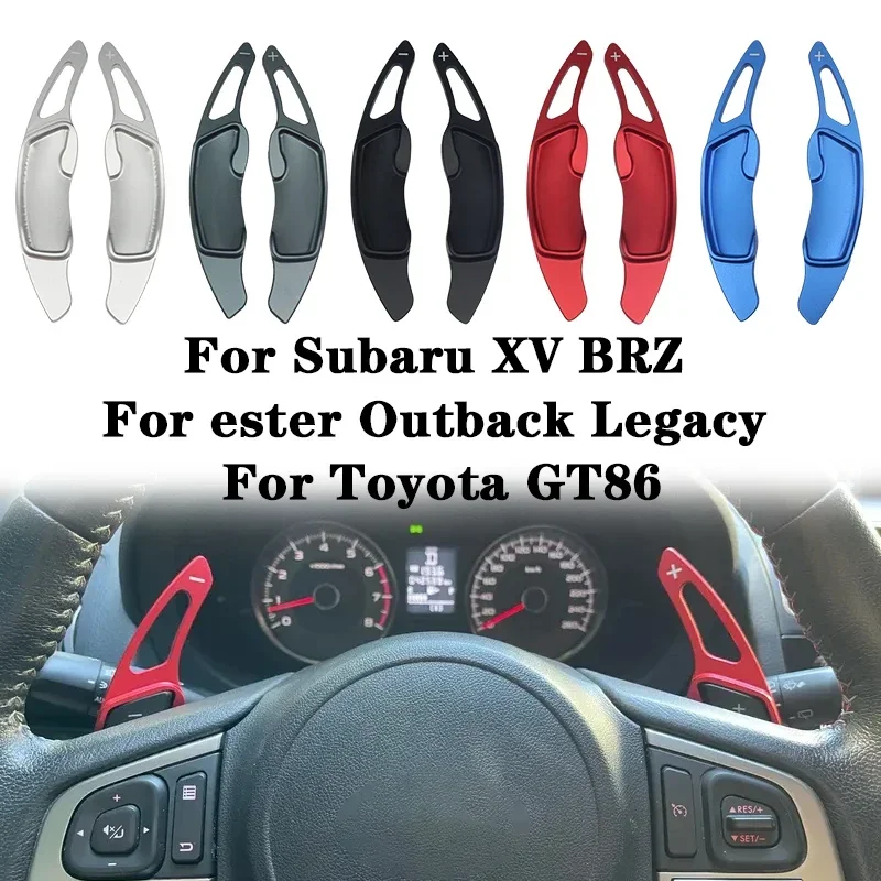 

Aluminum Alloy Steering Wheel Paddle ShifterExtension for Subaru XV BRZ Forester Outback Impreza Legacy WRX STI Toyota GT86