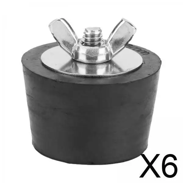 

Universal Swimming Pool Winterizing Plug Rubber Stopper with Stainless Steel Screws for Drain Pipe Protection