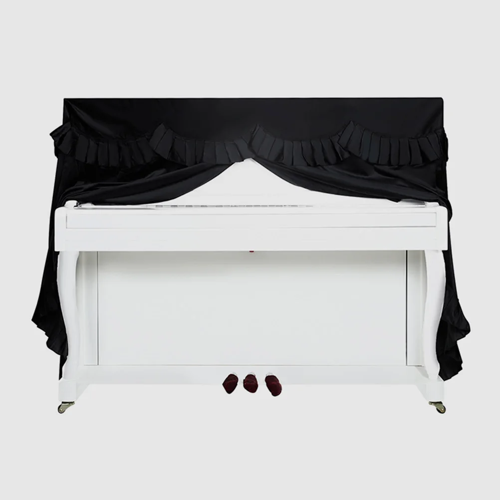 

Premium Piano Cover Made of Velour Fabric Full Protection Against Scratches Dust Uv for Piano Top Cover