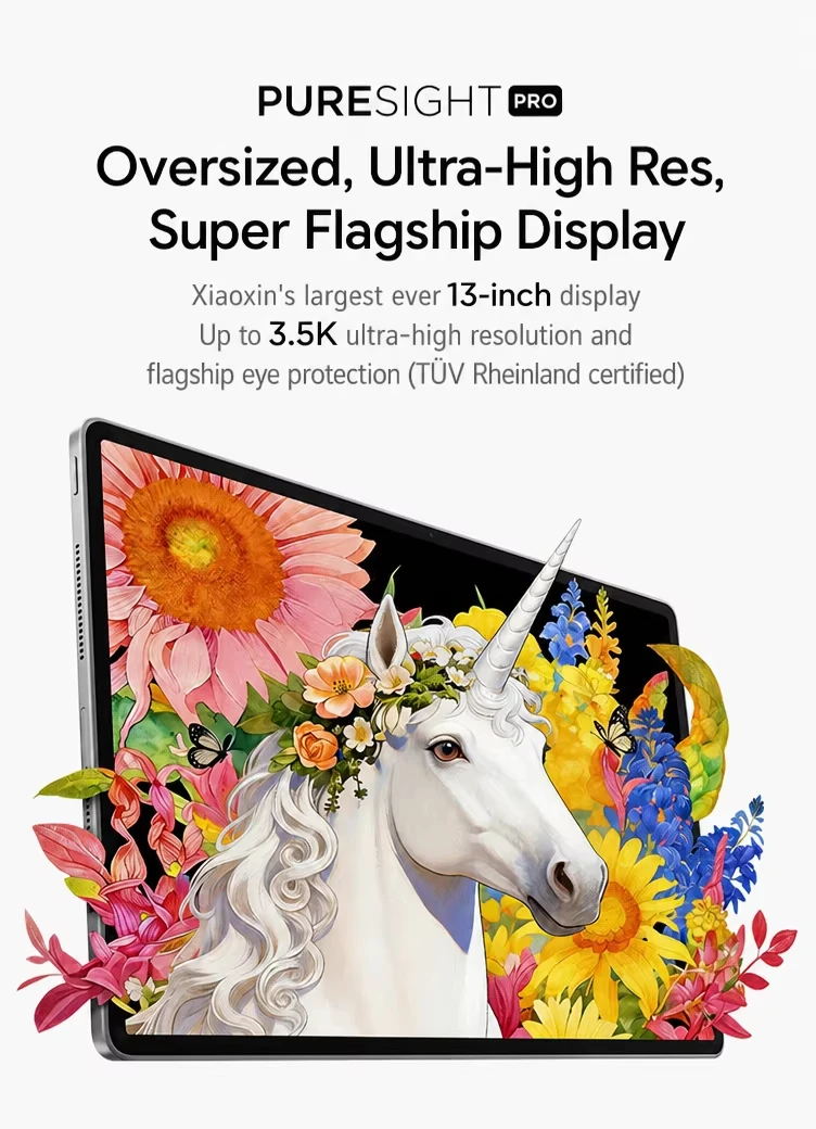 Lenovo Xiaoxin Pad Pro 13 2026 Gray Tablet 13 inch 3.5K 144Hz Snapdragon 8s Gen4 8+256GB 12+256GB 10200mAh 45W JBL Dolby Android