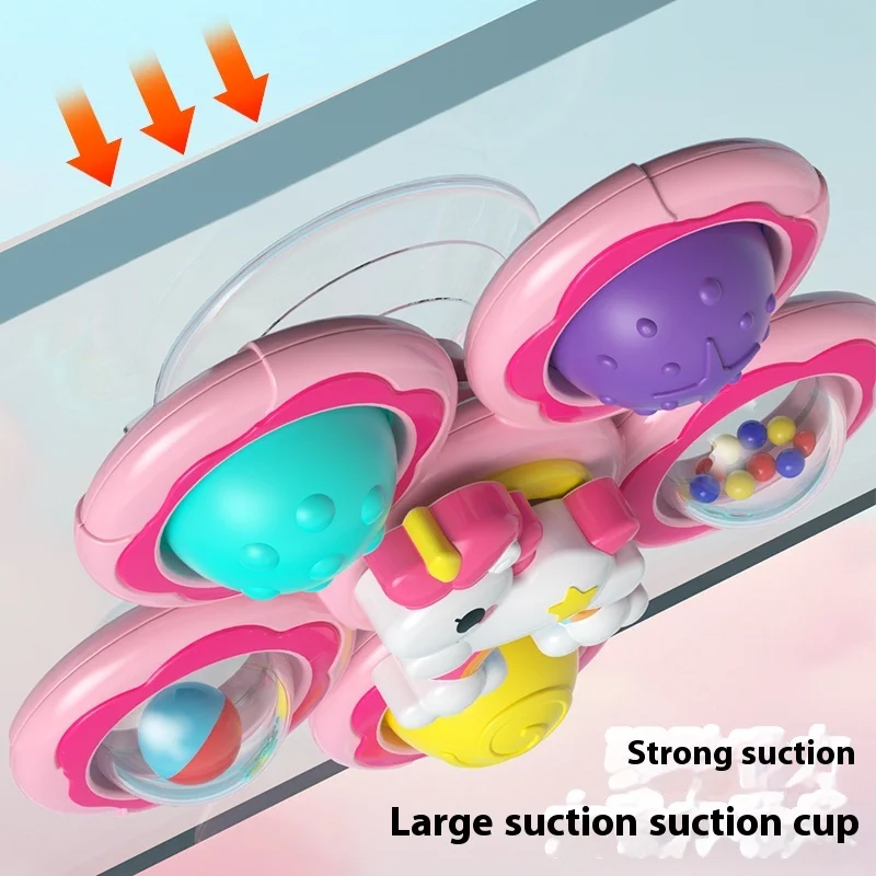 3PC Anti-Stress Finger Spinner Toy Push Pop Bubble Fidget Spinner Toy for Children & Adults Christmas Gift Relief Anxiety