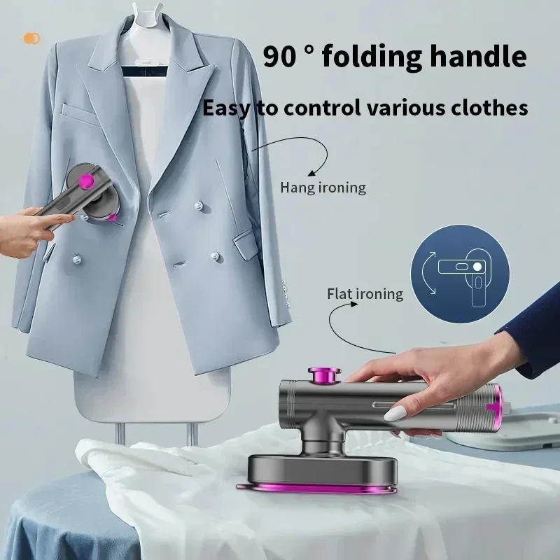 Xiaomi portable handheld iron, rotatable and foldable steam iron, household travel, dry and wet mini hanging ironing machine