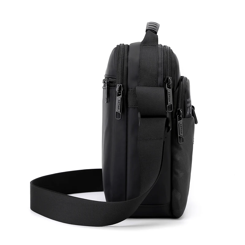 Saco de ombro dos homens da marca aotian multi-pocket man crossbody bag meninos saco do mensageiro bolsas de tote de camuflagem masculina de negócios