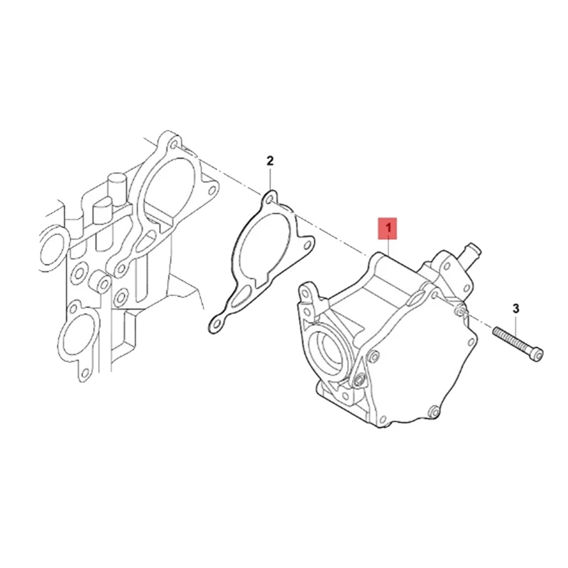 

Car Brake Vacuum Pump 06K145100AJ Component For A3 A6 Q3 VW Passat Tiguan Tayron Touan 2017-2024 Power Brake Booster System