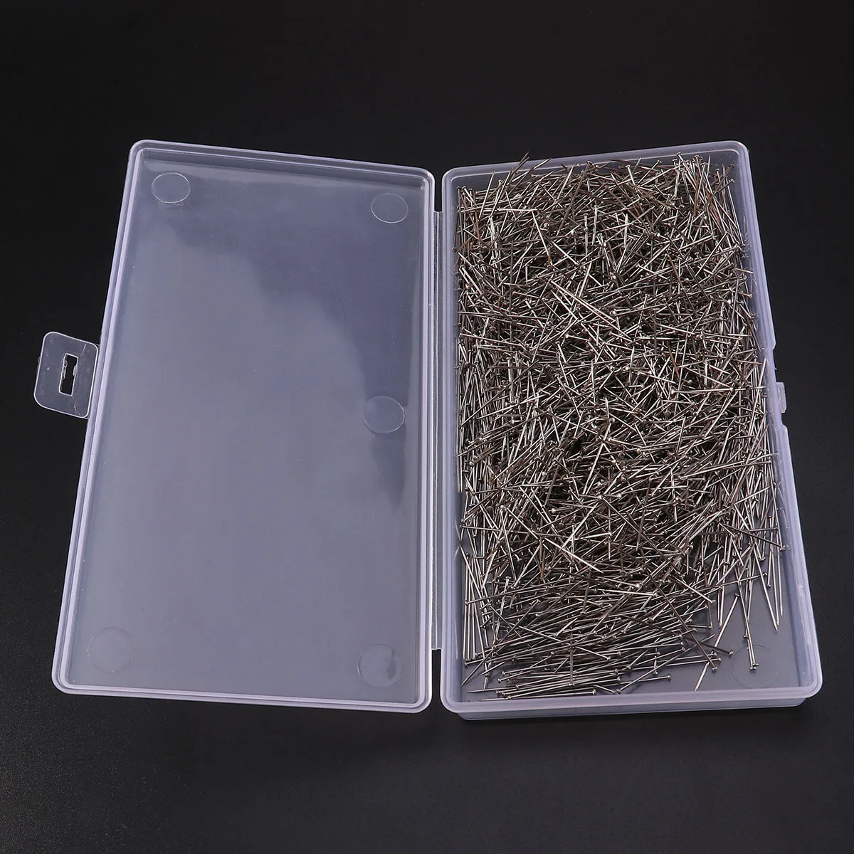 

2000 Pieces Silver Dressmaker Stainless Steel Head Pins Straight Pins for Sewing Craft Office Supplies for Sewing