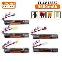 11.1V 3500mAh 18350 25C 3S Soft Bullet Gun Battery / USB Charger Li-ion Battery for Water Ball Automatic Toys Gun Toys Parts