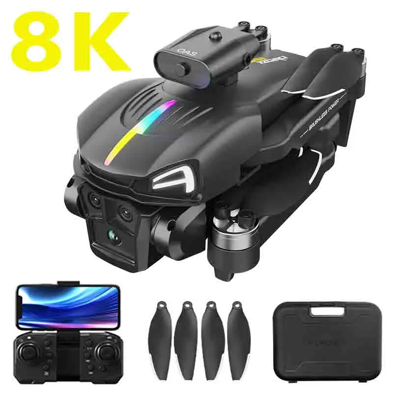 

C15Pro Drone 4K ESC Professional WIFI FPV Obstacle Avoidance Brushless RC Quadcopter Aerial Photography 8K Drone with Camera Toy