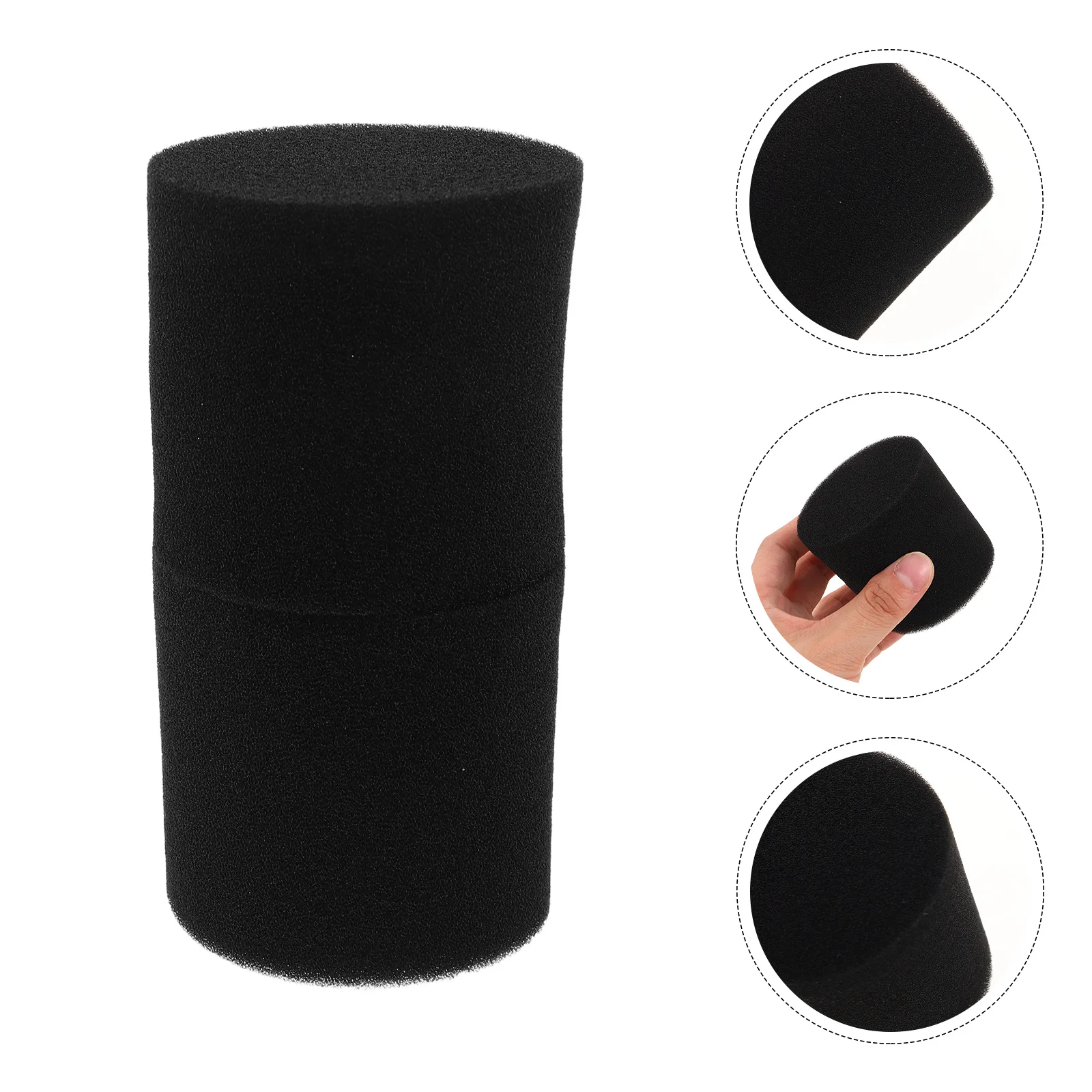 

2Pcs Speaker Port Tube Sponge High Density Bass Reflex Plug Speaker Cabinet Vent Stopper DIY Subwoofer Air Vent Dust Prevention