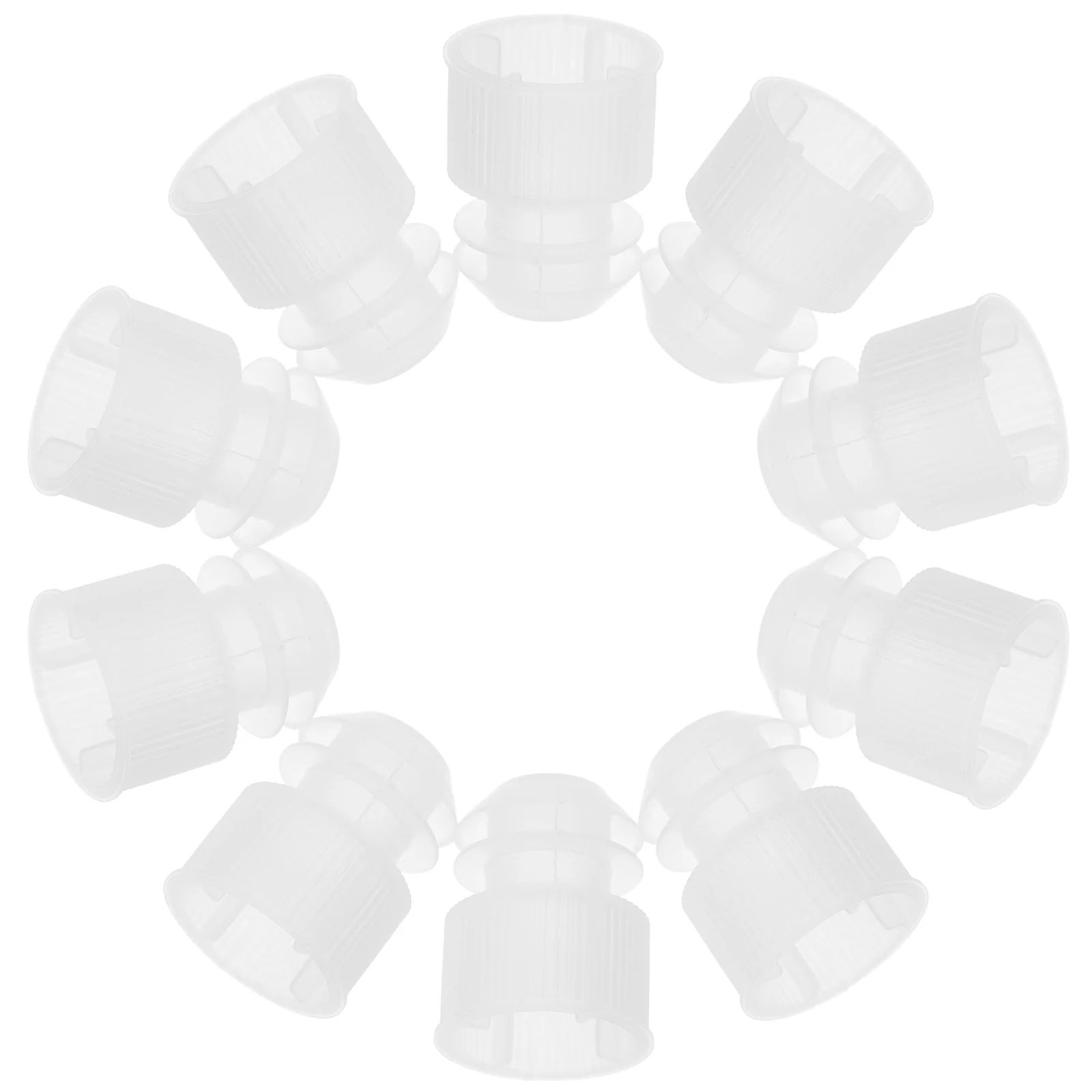 

100 Pcs Test Tube Cover Bottle Stopper Liquid Sealed Vials Plastic Plugs for Lab Stoppers Sealing