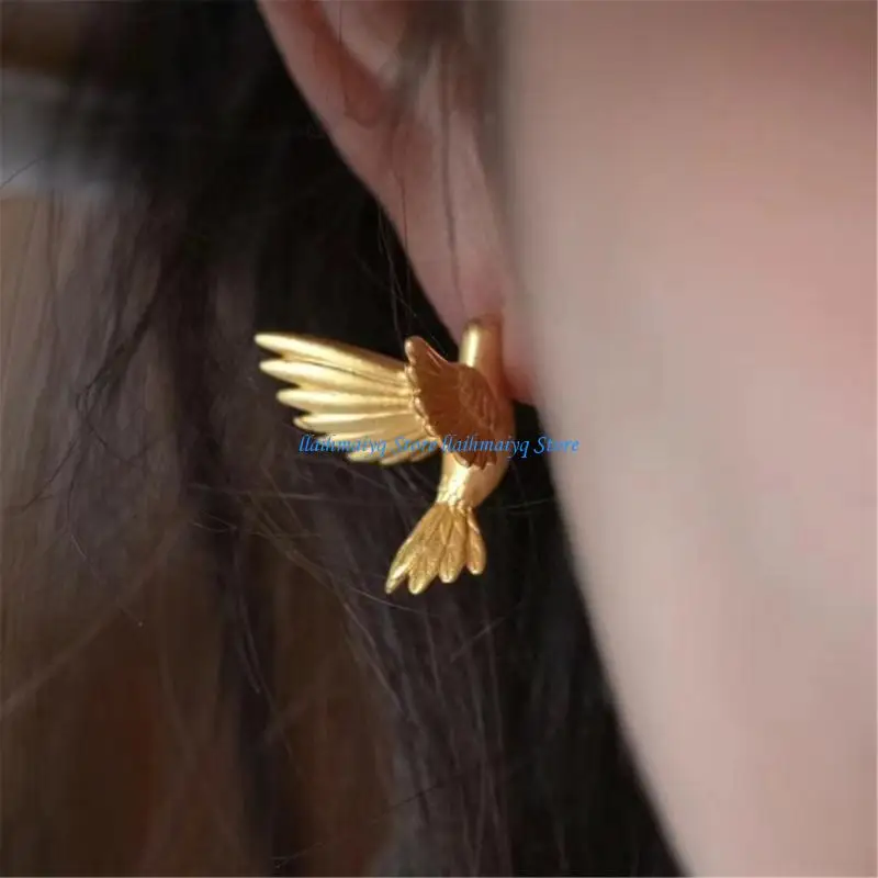 

573B Bird themed Earrings Unique Ear Studs Jewelry Adornment for Daily Wear Date