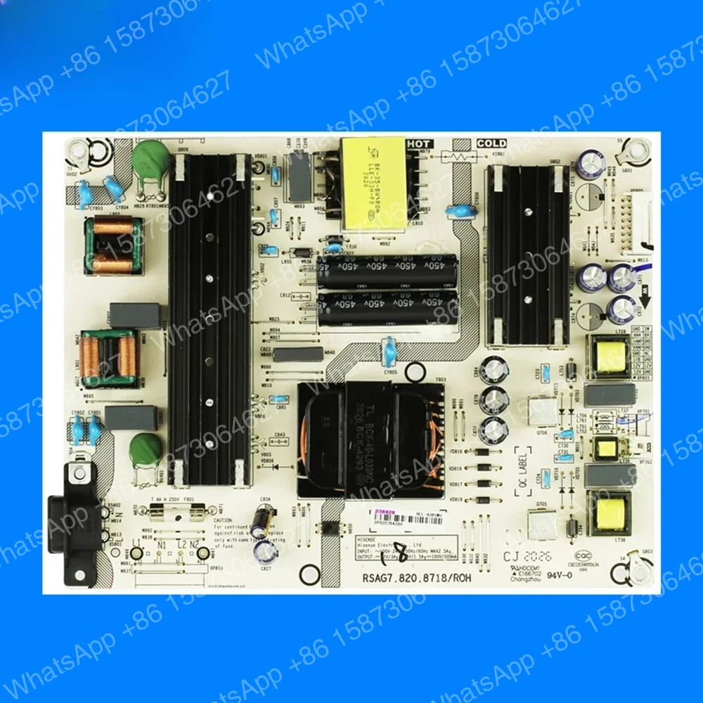 RSAG7.820.8718 278428 Placa de alimentación para 65 ''65 pulgadas 65R6E4 65R6G 65R6E3 65H6570G 65S425 65A7100F TV RSAG7.820.8718/ROH