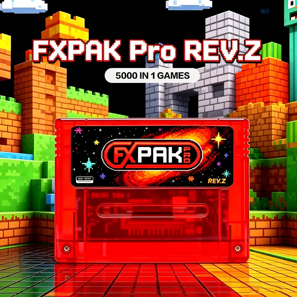Arcade Z - FXPAK Pro Rev.Z SNES Flash-Cartridge unterstützt