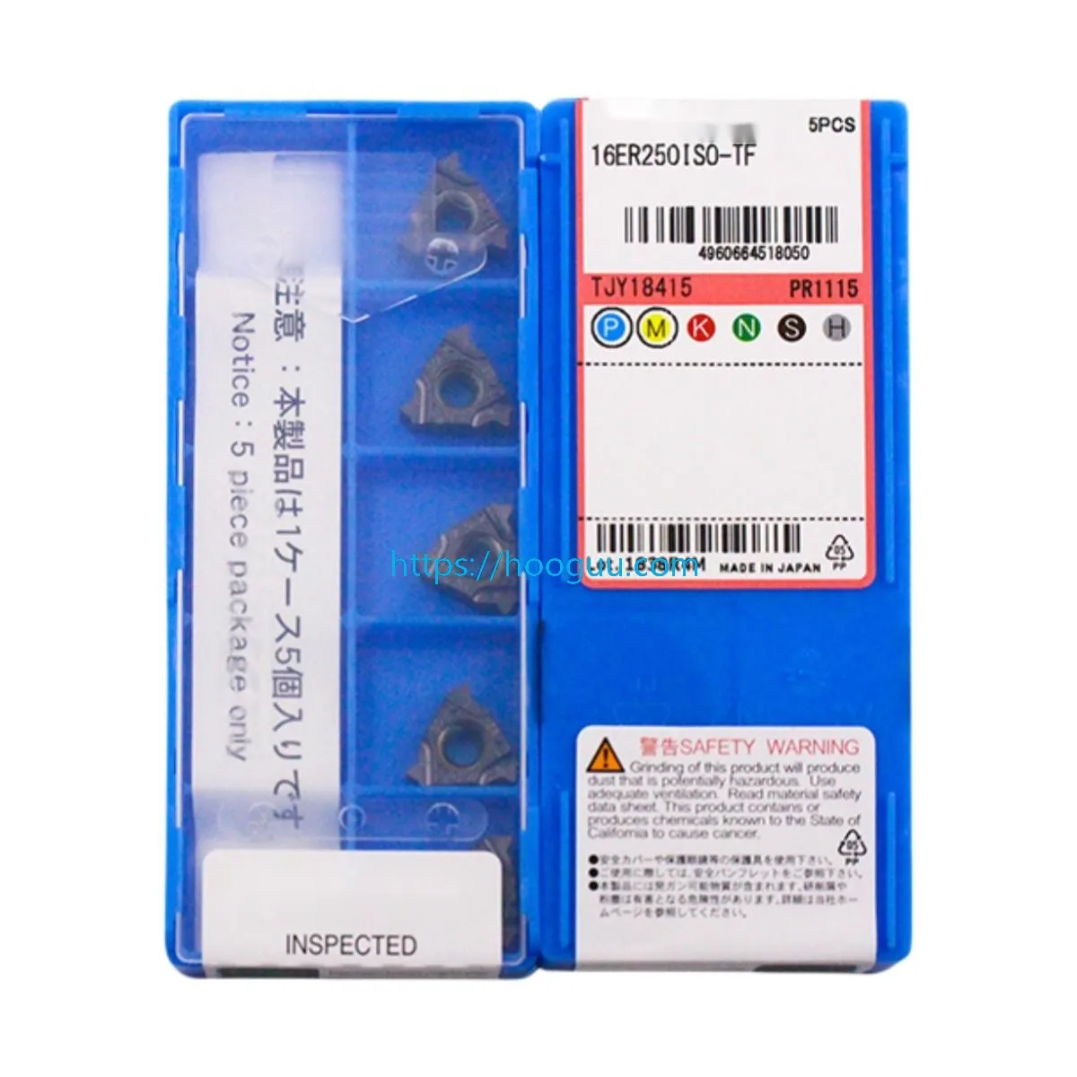 10Pcs 100% Original 16ER External Threading Insert 2.0 2.5ISO TQ PR1115 CNC Carbide Thread Blade