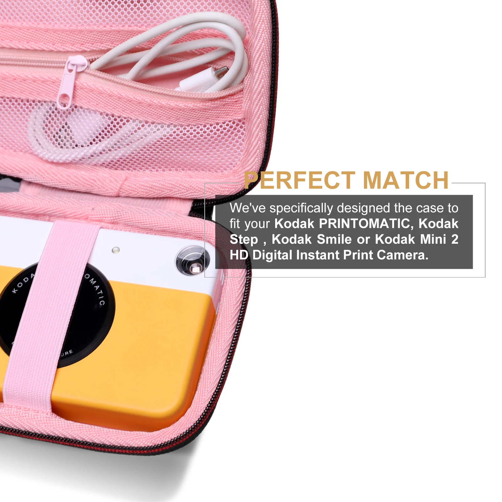 EVA Hard Case for Kodak Printomatic/Step/Step Touch/Smile Digital Instant Print Camera Protective Carrying Bag(only case!!!)