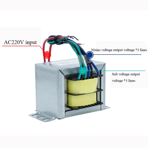 Imagen 2 del producto BAHOD 100w AC220v a Dual 12v + Dual 12v 15v 18v 20v 22v 24v 26v 28v transformador de potencia para amplificador de Audio HIFI