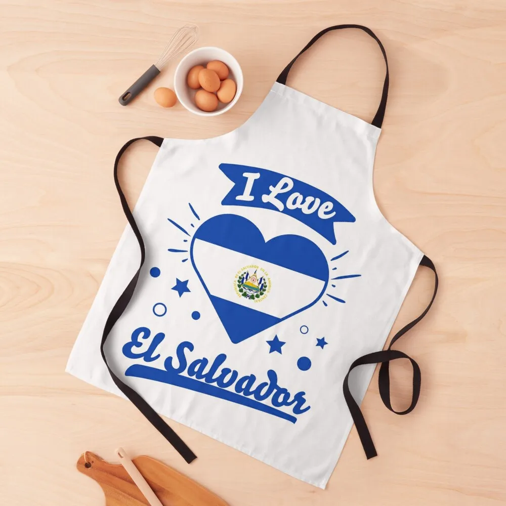 

I Love El Salvador | Cool T-Shirt Shop Apron Aprons Bib For Kitchen