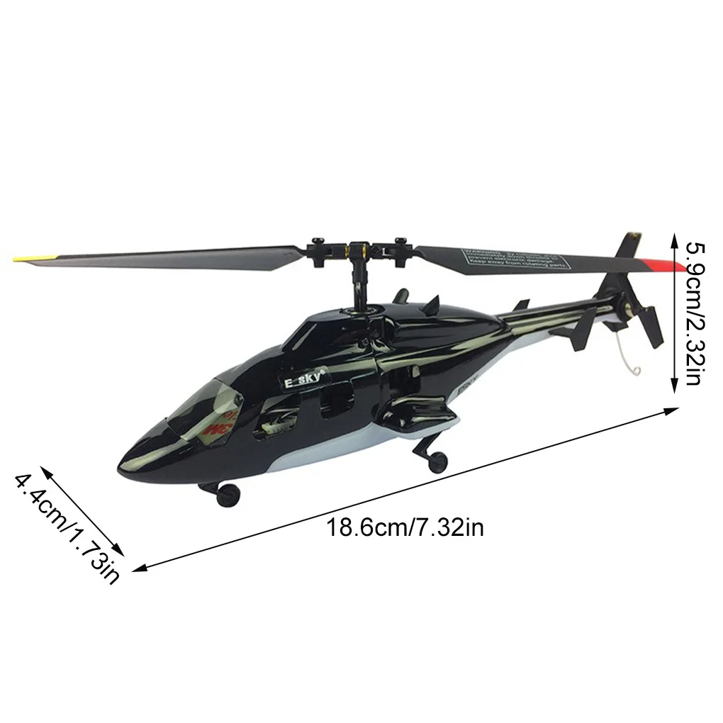 ESKY 150BL Flying Wolf V3 Mini Czterokanałowy Pilot Zdalnego Sterowania Realistyczny Symulator Helikoptera Czterokanałowy Bojowy Samolot Bez Pilota